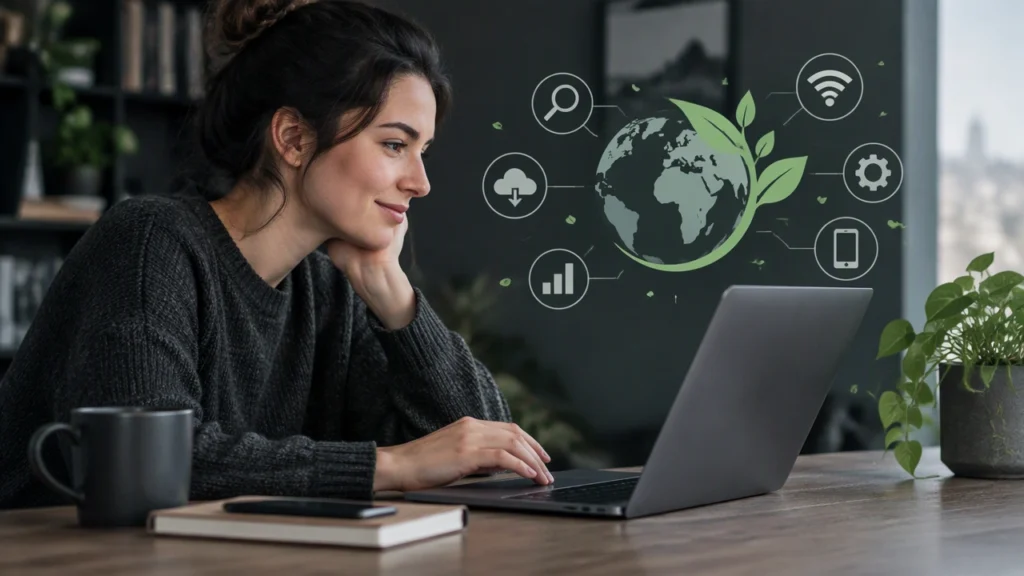 Dấu chân nhẹ hơn cho tìm kiếm và internet bền vững: Cách giảm mức tiêu thụ dữ liệu khi lướt web