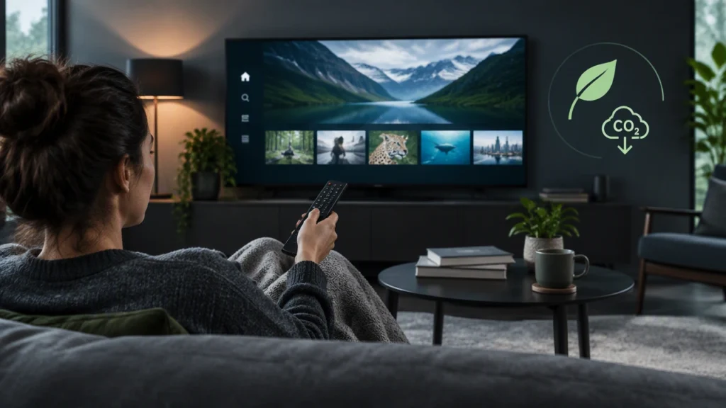 Cách giảm dấu chân carbon khi xem video trực tuyến