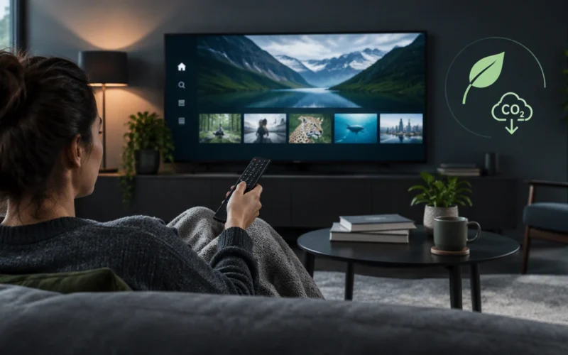streaming carbon footprint tips